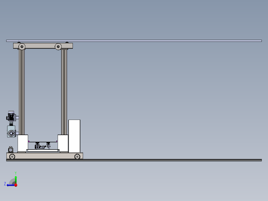 堆垛机模型+CAD装配图=1402948==500右视图