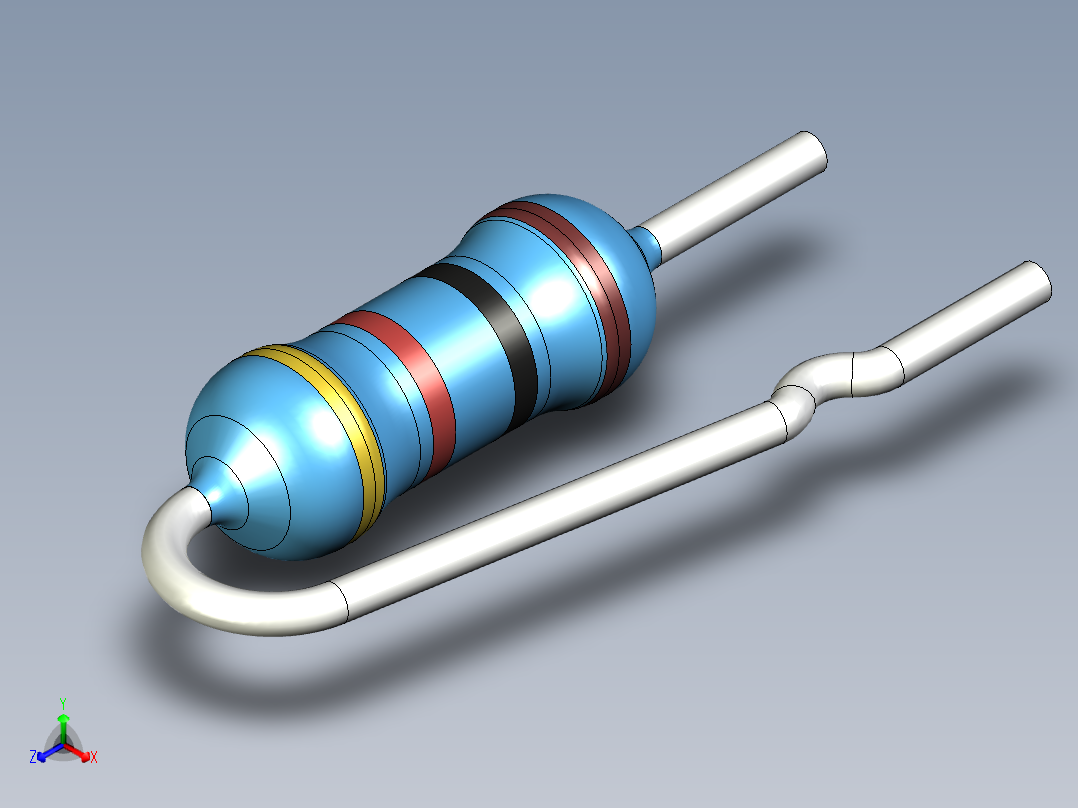 无源元件封装-RES-0.25W-V-MF