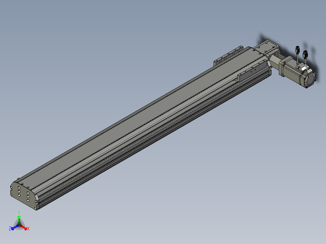 东锦同步带传动-直线滑台模组DH135B-L125-S950-BL-P400W-C3