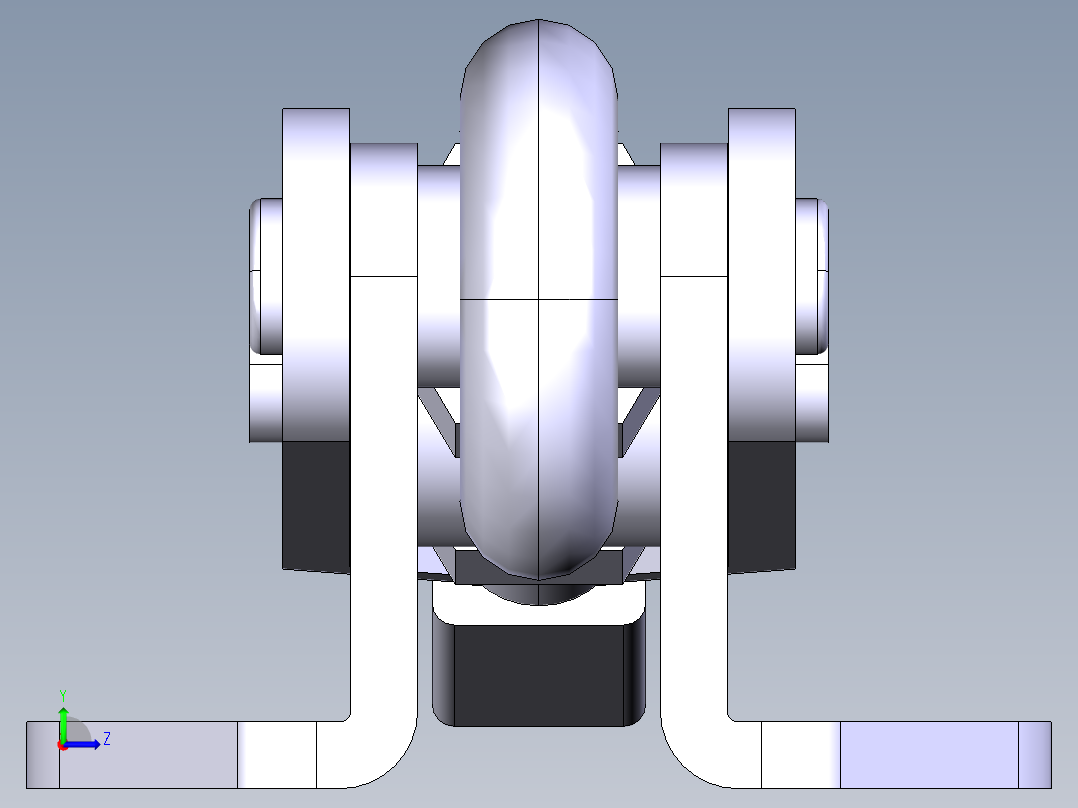 德克斯TUNKERS气缸数模T3-51_TUENKERS左视图