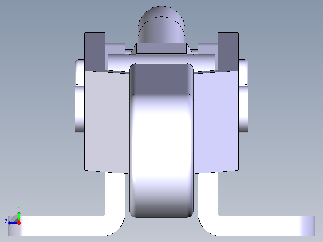 德克斯TUNKERS气缸数模T3-51_TUENKERS右视图