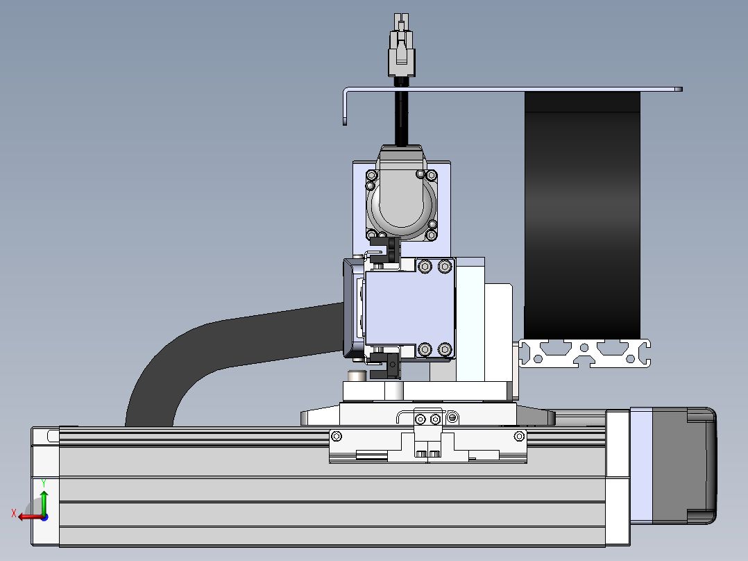 内嵌直交机械手XYG系列XYG320-A1后视图