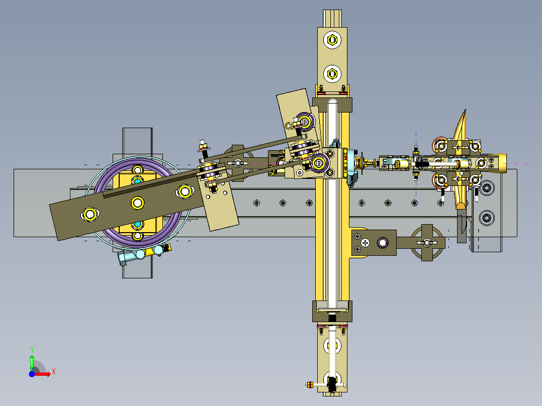 手持式磨床逆向工程3D模型图纸 UG设计 附X_T前视图
