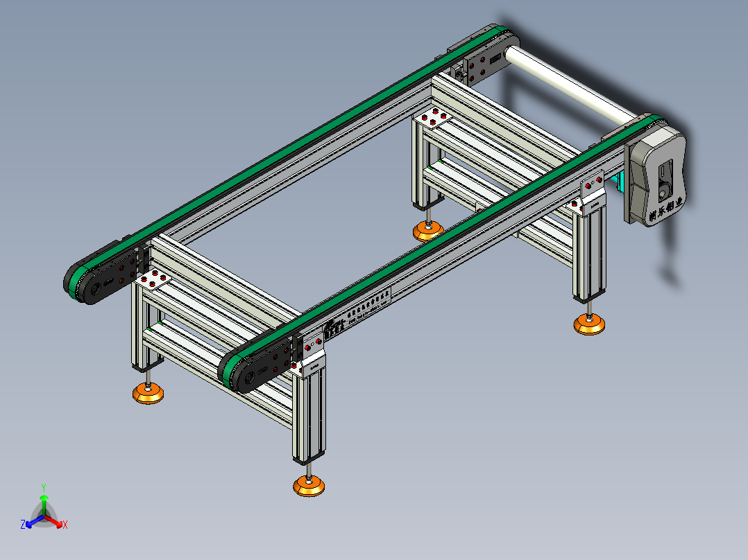 LE-XC4080-齿形同步线右边驱动