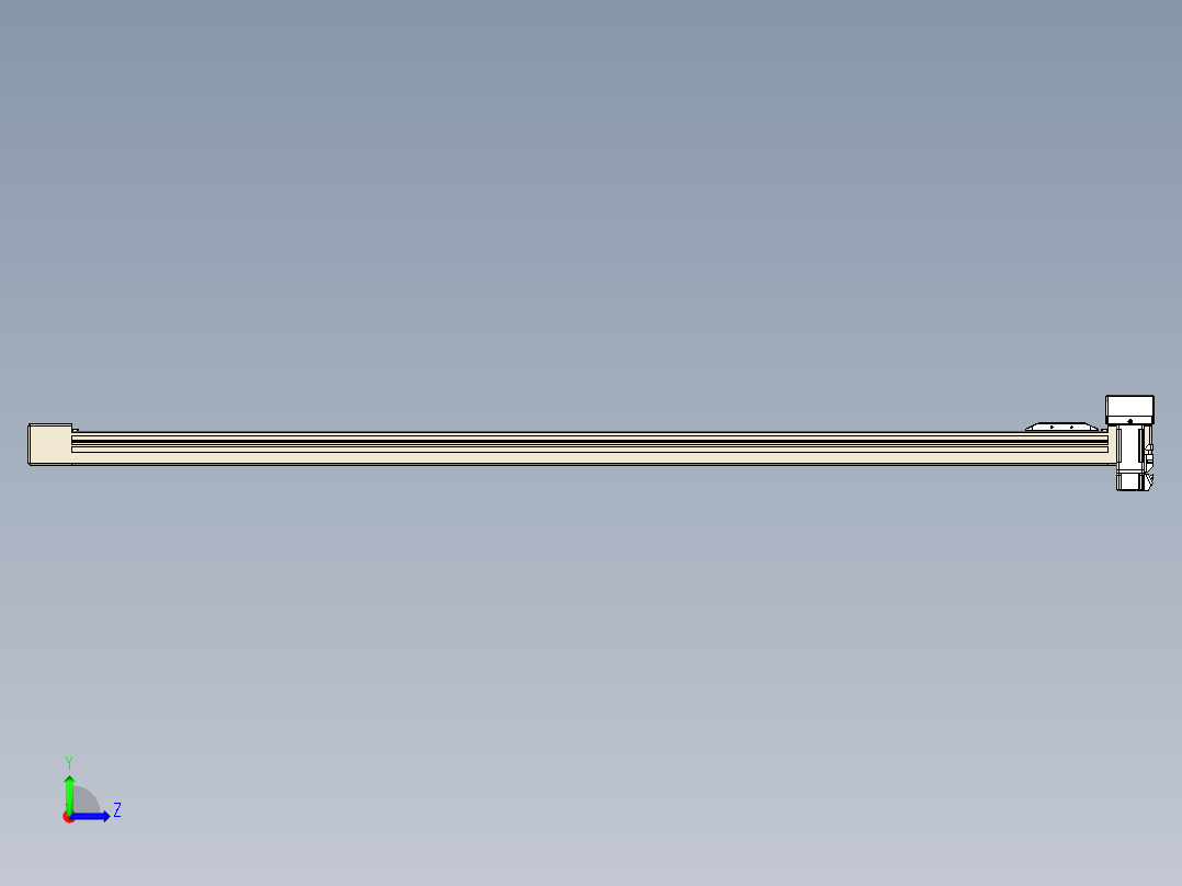 同步带全封闭直线模组TPA-HCB-65S-90-L1300-ML-C-P10-N3左视图