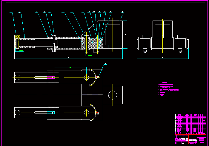 QC065-双柱液压式汽车举升机设计汽车类设计[全套CAD和文档]