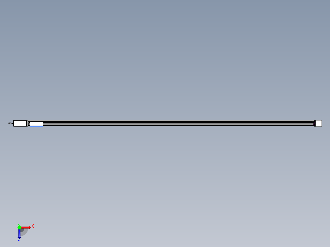 威洛博LB.GB同步带传动--欧规系列GB8-L96-S3700-BR-P40俯视图