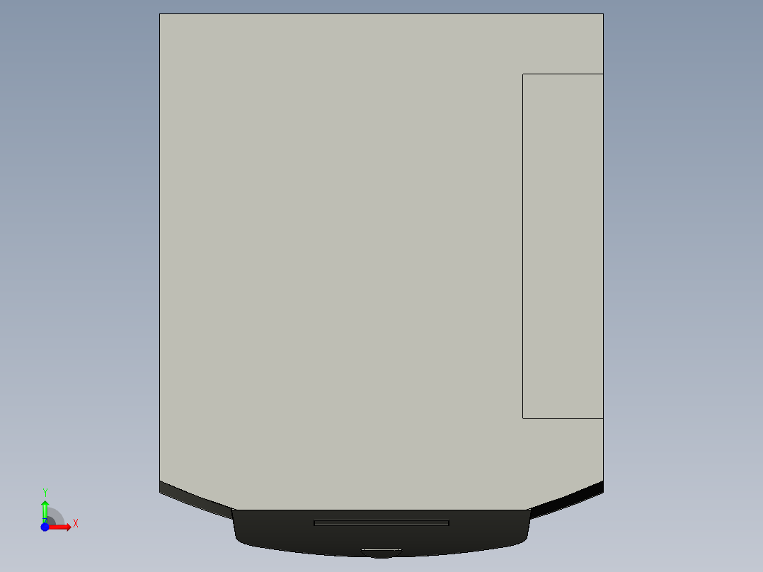基恩士ML-G9311_9321_kc图纸模型前视图