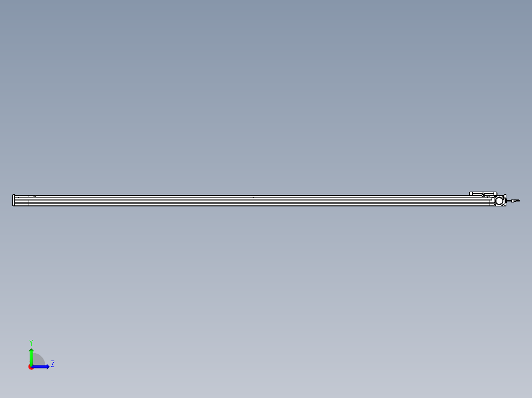 威洛博LB.GB同步带传动--欧规系列LB6A-L130-S2650-BR左视图