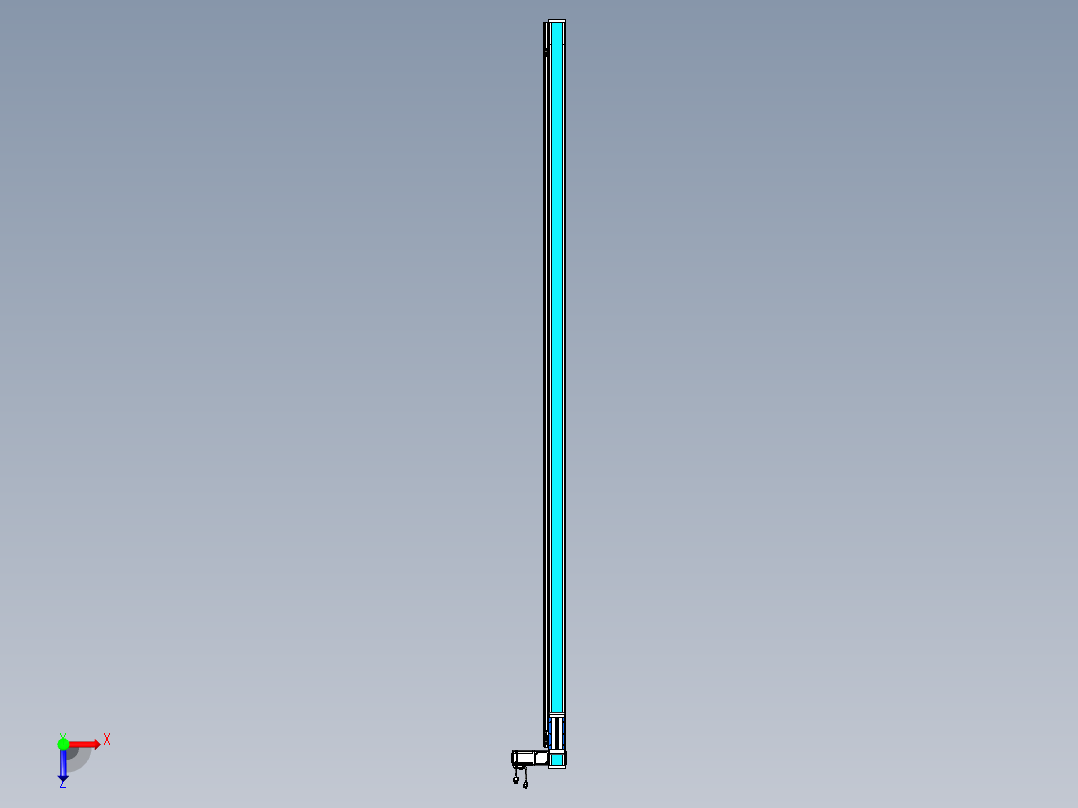 威洛博LB.GB同步带传动--欧规系列LB6A-L130-S2650-BR俯视图