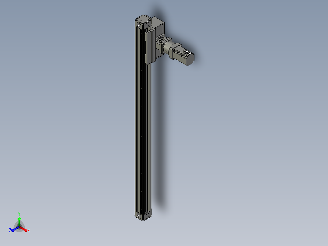 欧规系列-GB8Z-L200-S1200-BLR-P75-MS3正等轴测图