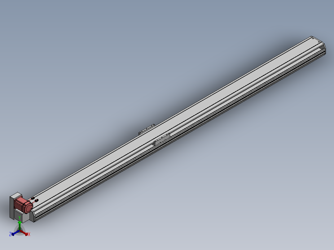 精密模组MT170-L125-2700-LU-M75-C4正等轴测图