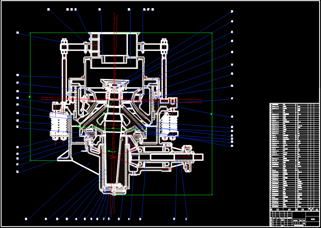 圆锥破碎机机械设计（pyb1200型圆锥式破碎机）【说明书+CAD图纸+SW三维+STEP x_t 通用格式+开题报告+外文翻译】