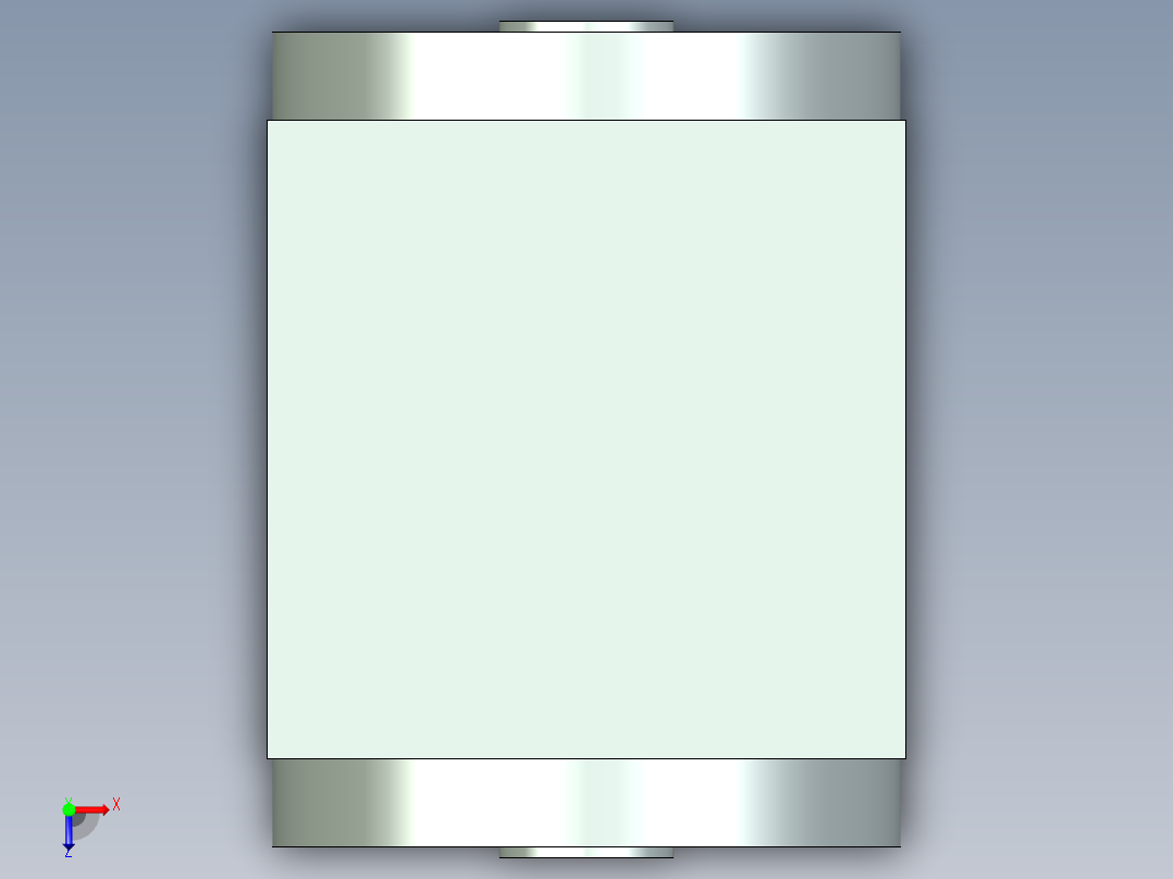 换向器PW110双孔 PGH90-L2 24-95-115-M8.stp俯视图