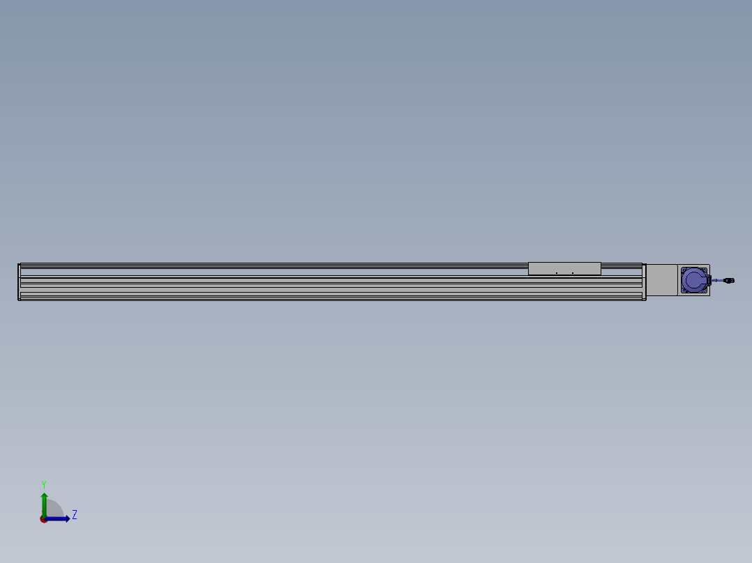 精密模组MT220-L150-1600-R-M75-C4左视图