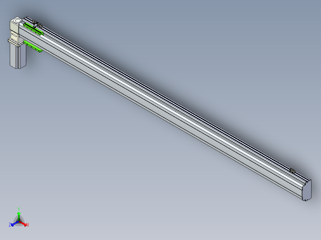 同步带滑台-半封闭B13-L90-S2100-L-Z86-D3