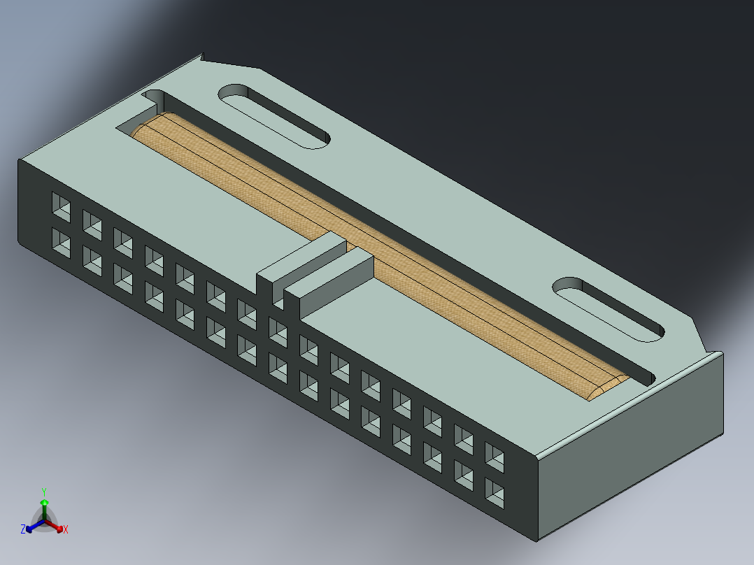 sw3dps-8-36 contact connector正等轴测图