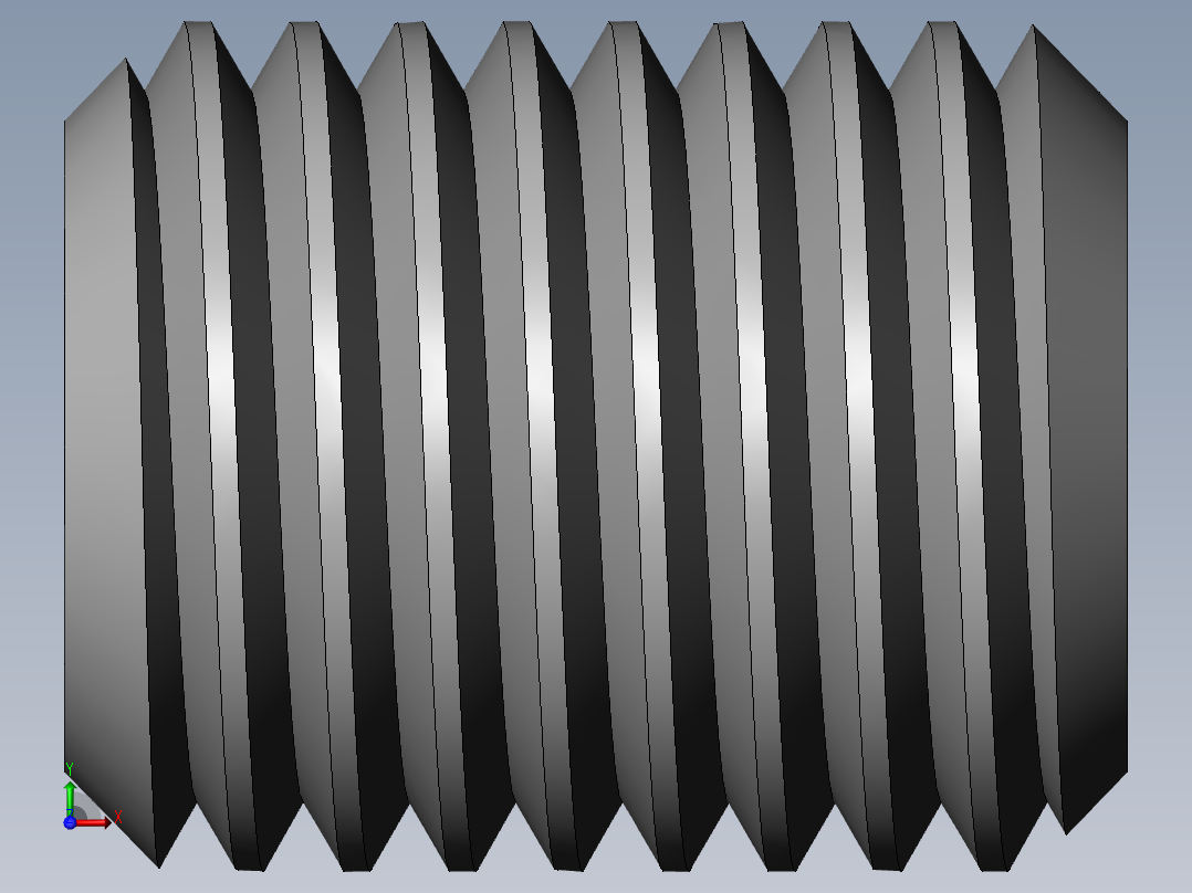 DIN 913-ISO 4026 固定螺钉-M24 L=30.SLDPRT前视图