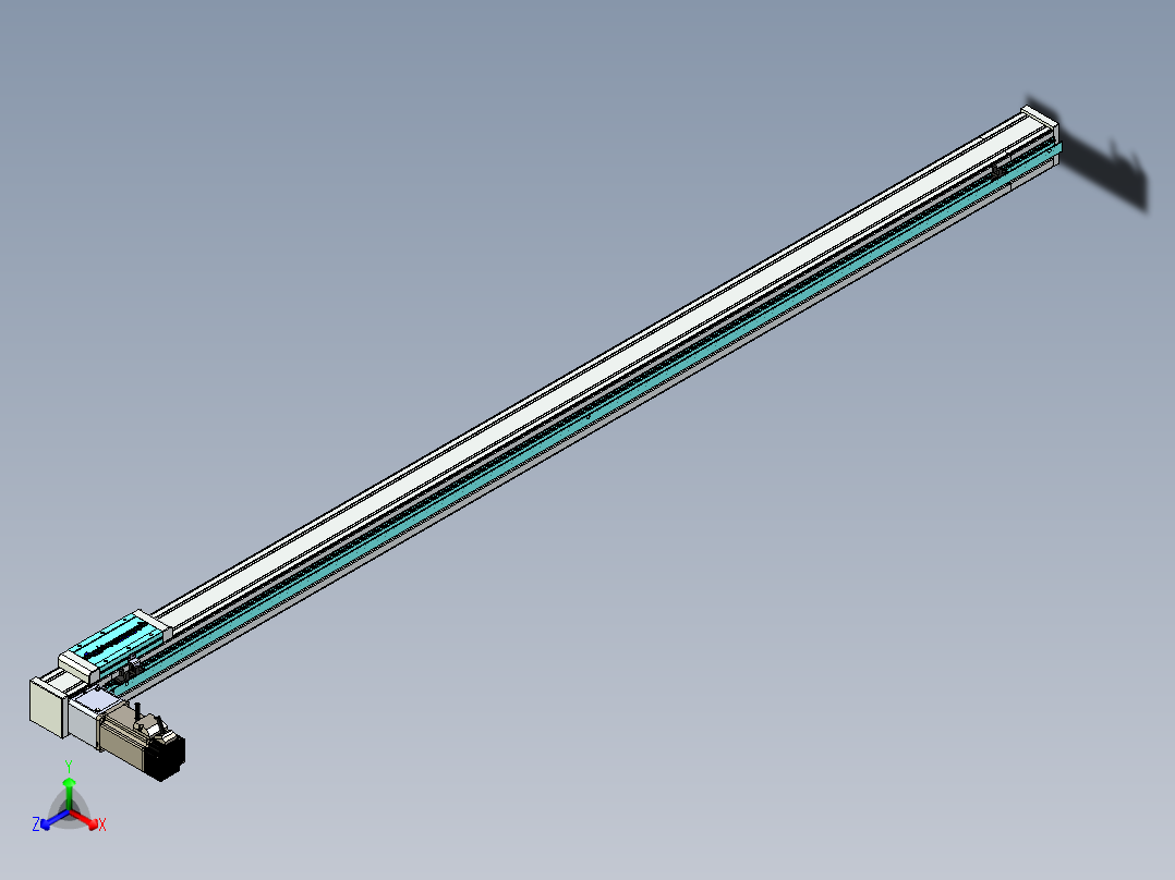 欧规系列-LB6A-L130-S1700-BL-ZP40-C3正等轴测图