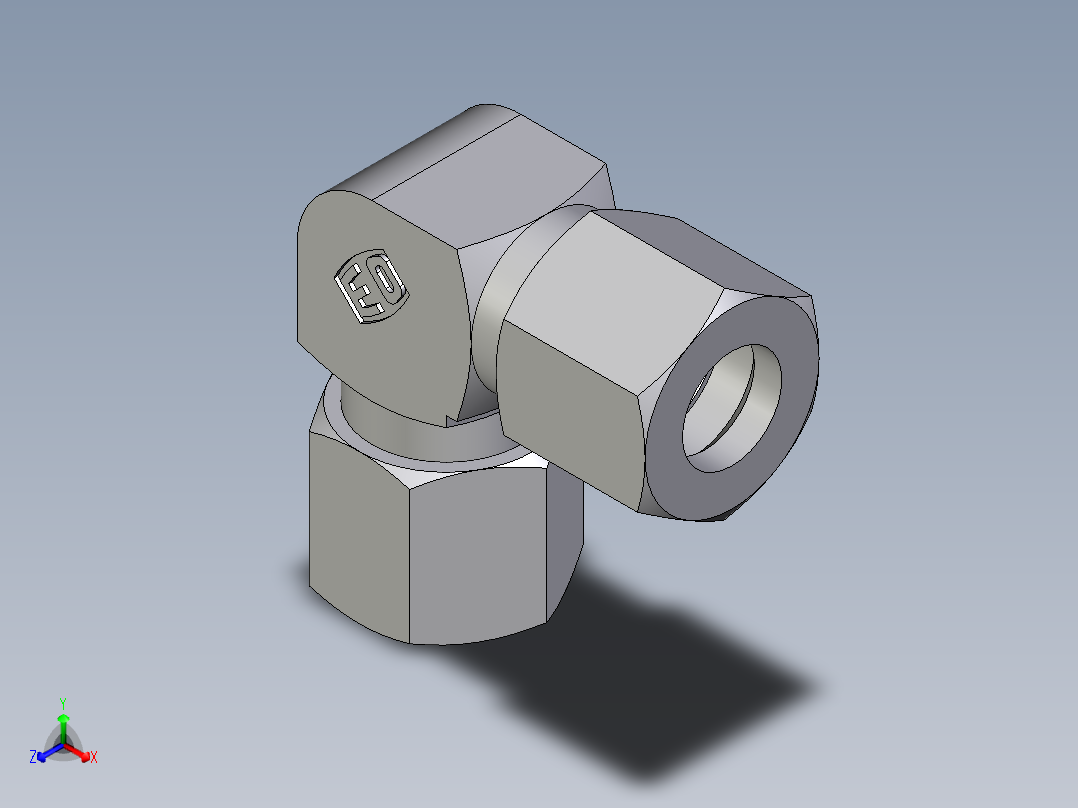 卡套式工业通用硬管接头EO_Union_elbow_W08LLCF