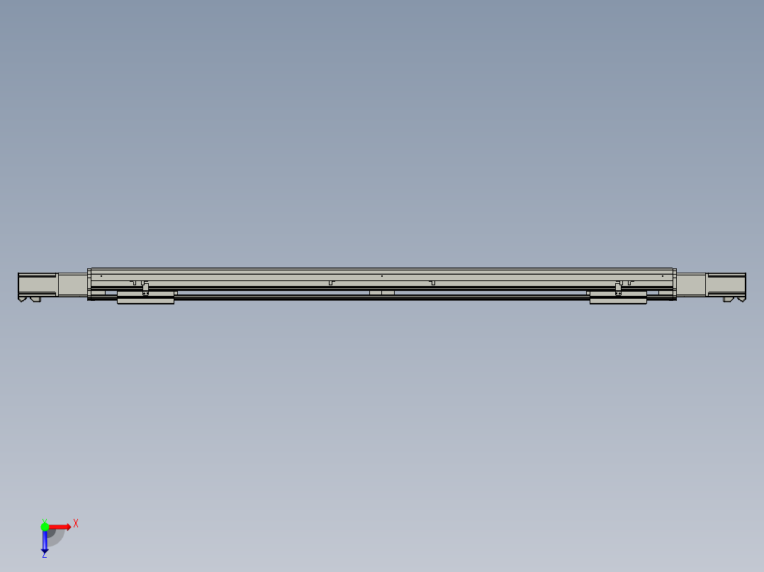 威洛博双电机滑台-VF14D2-S450-BC-P40-C6俯视图