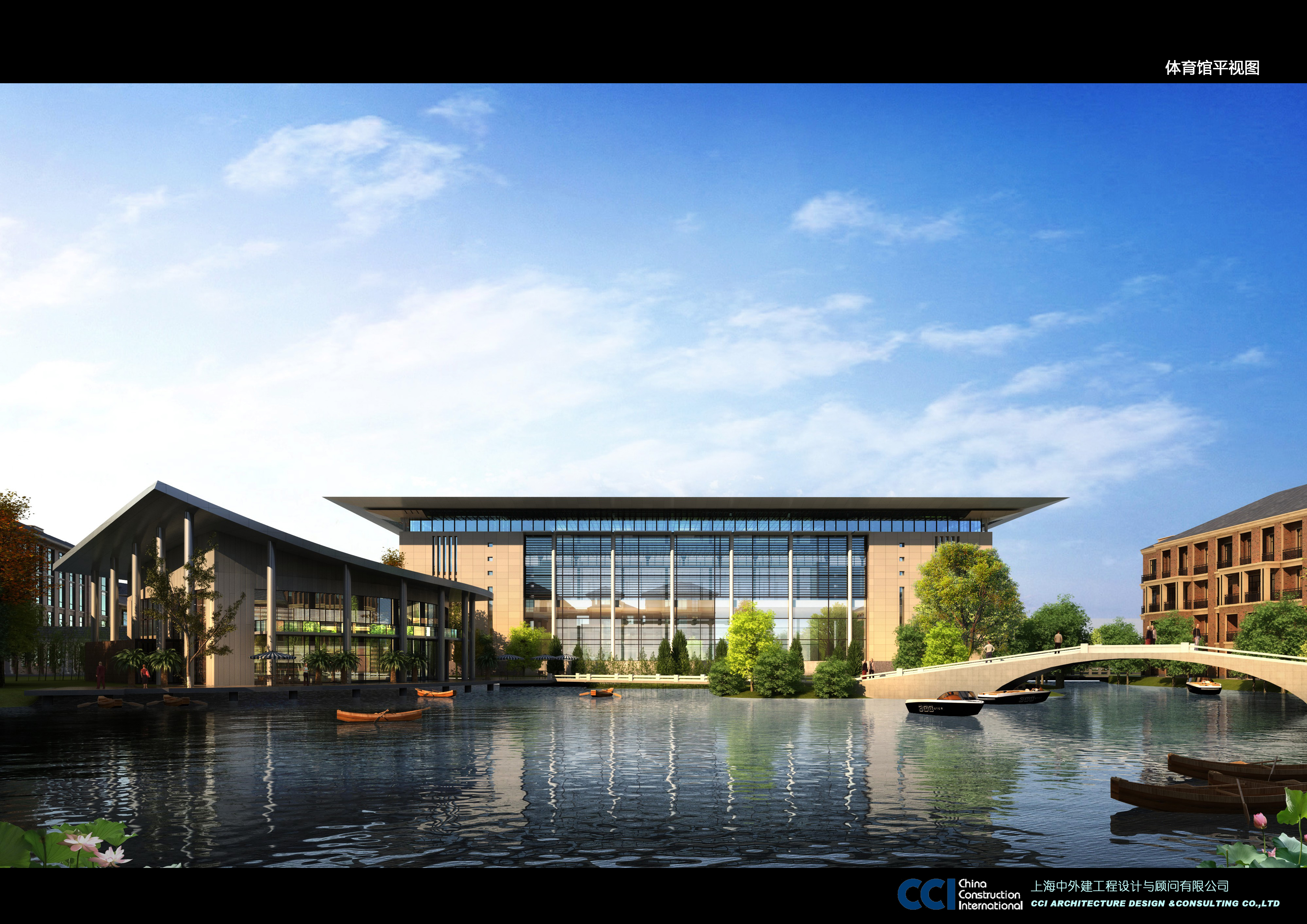 徐州国际学校公建学校 欧式 CCI（含文本效果图 CAD SU）