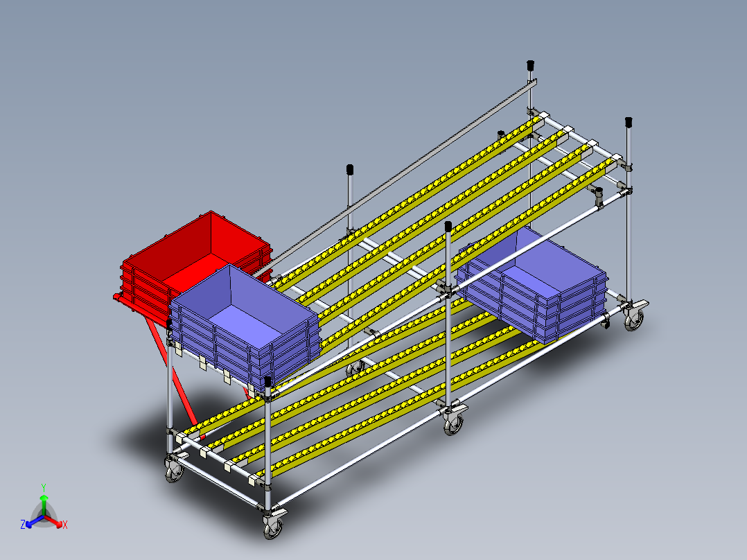 <span style='color: red'>agv</span><span style='color: red'>物料</span>喂料架