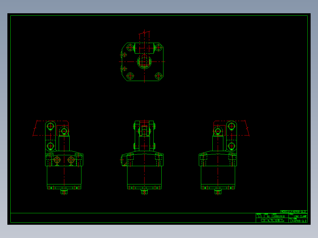 KOSMEKLKA0900-GLD多系列多零件图纸模型