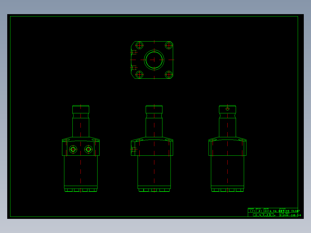 KOSMEKTLA4001-2JR-Y45多系列多零件图纸模型