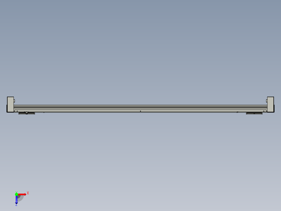 威洛博双电机滑台-VBC14S2-L50-S2100-BD-P40-C6俯视图