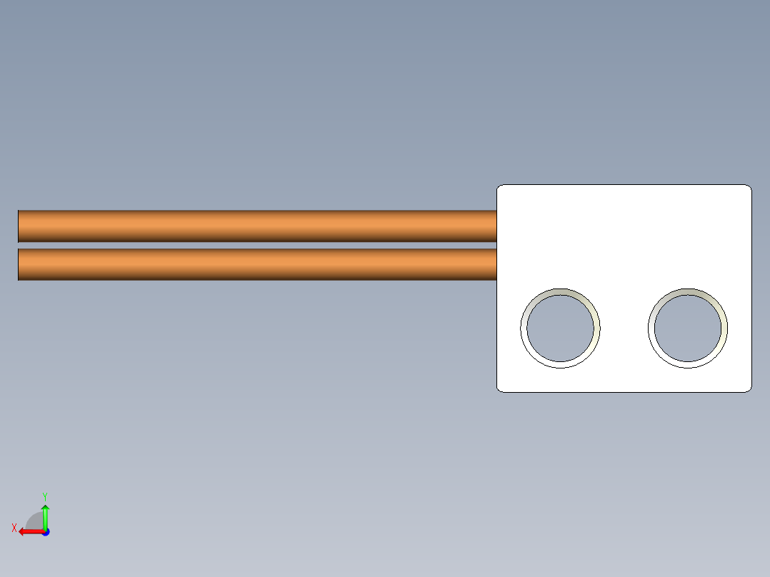 支架光纤_漫反射型FR-W13后视图