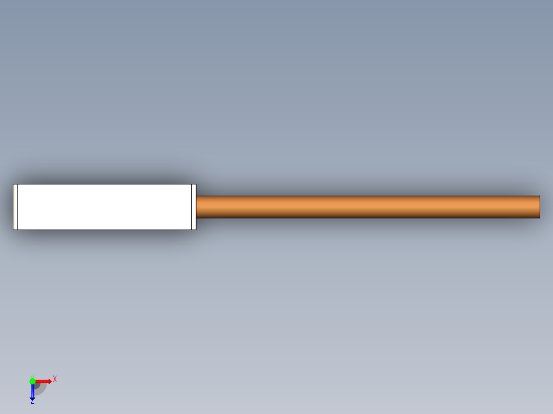 支架光纤_漫反射型FR-W13俯视图