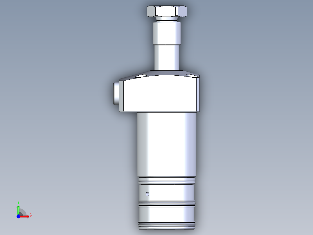 KOSMEKLHA0360-CLM多系列多零件图纸模型前视图