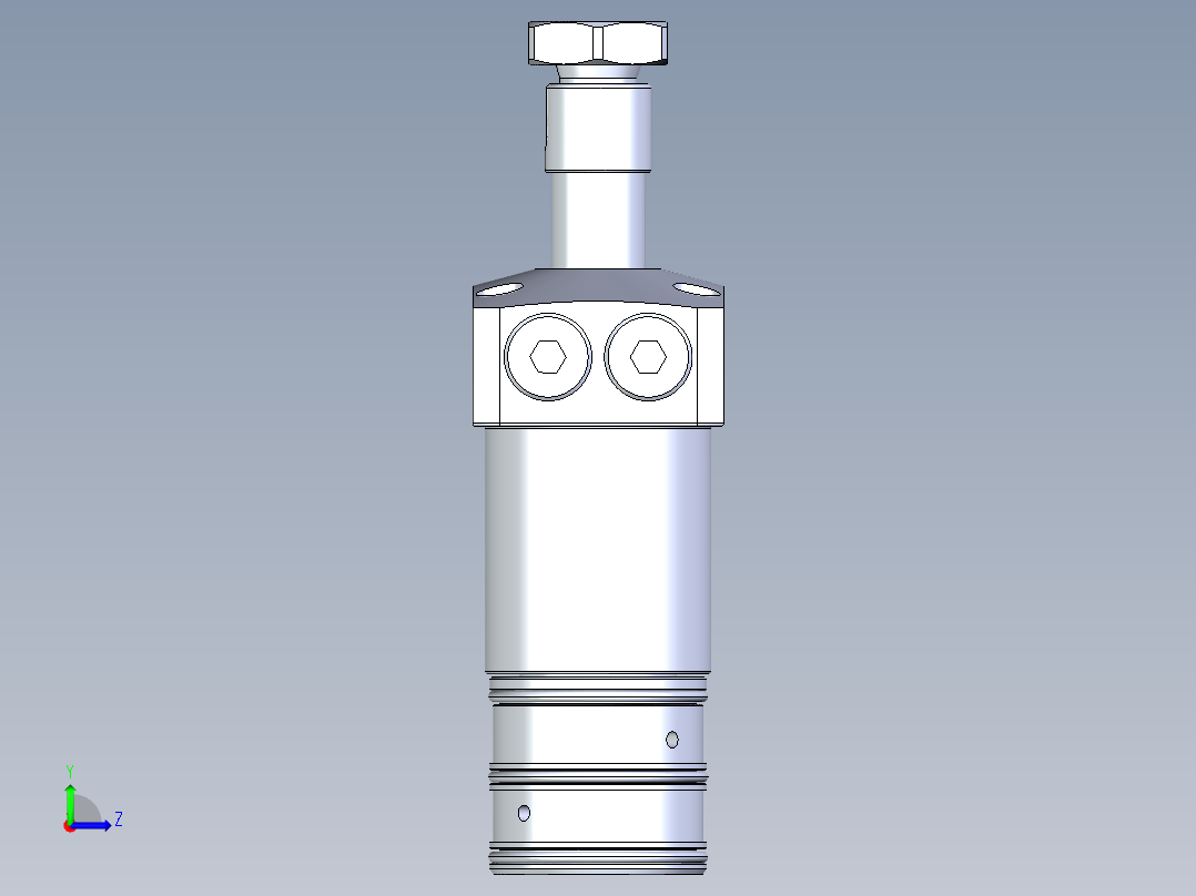 KOSMEKLHA0360-CLM多系列多零件图纸模型左视图