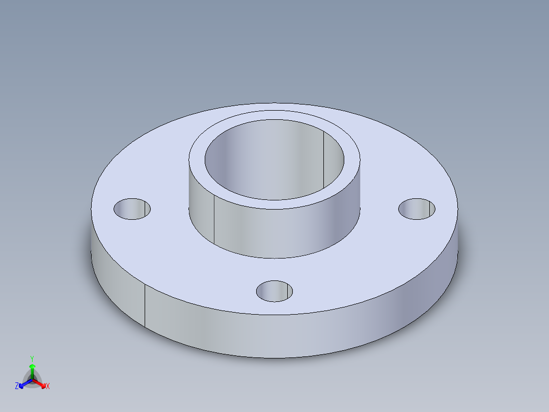 聚氯乙烯配件23-Sch80_Flange One-Piece_SOC_851-015_1.5in