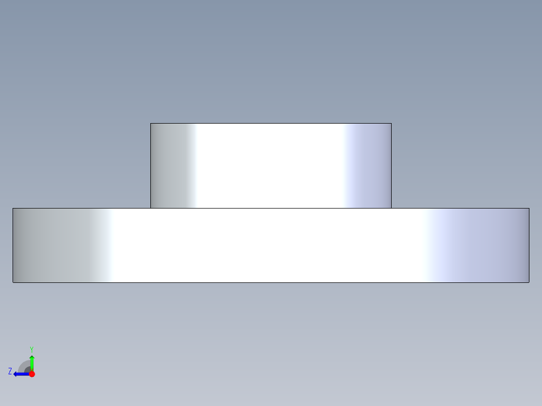 聚氯乙烯配件23-Sch80_Flange One-Piece_SOC_851-015_1.5in右视图