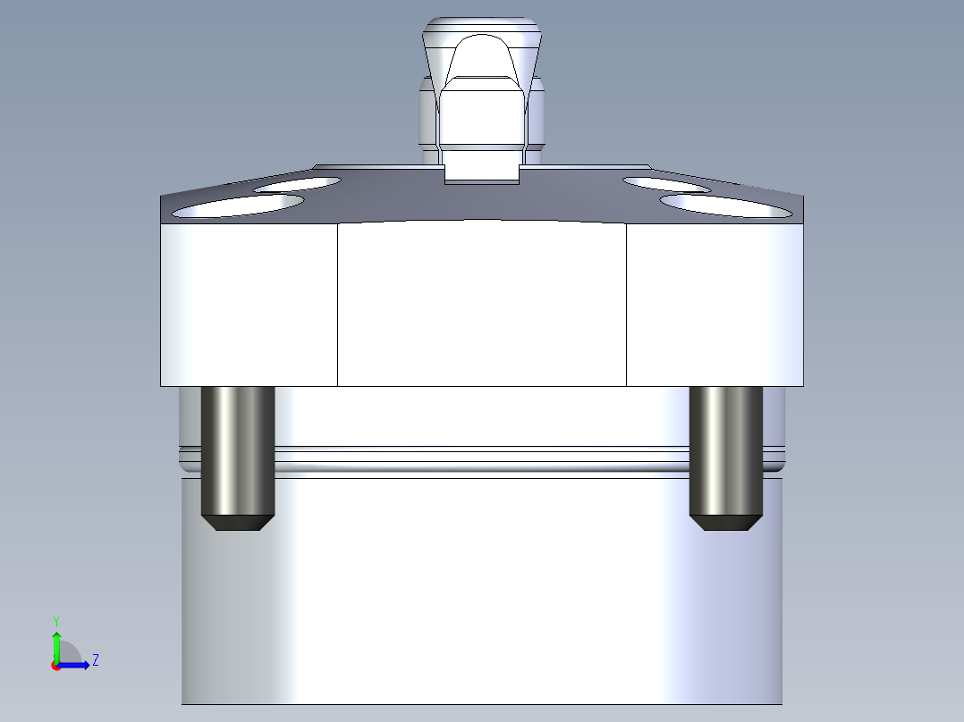 KOSMEKSFH2090-GN多系列多零件图纸模型左视图