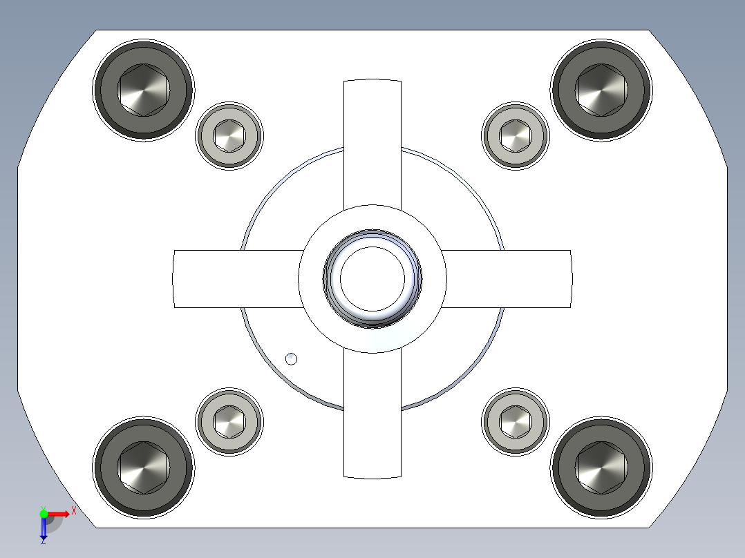 KOSMEKSFH2090-GN多系列多零件图纸模型俯视图