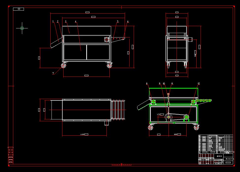Q426-糕点切片机的机芯结构设计【含三维】