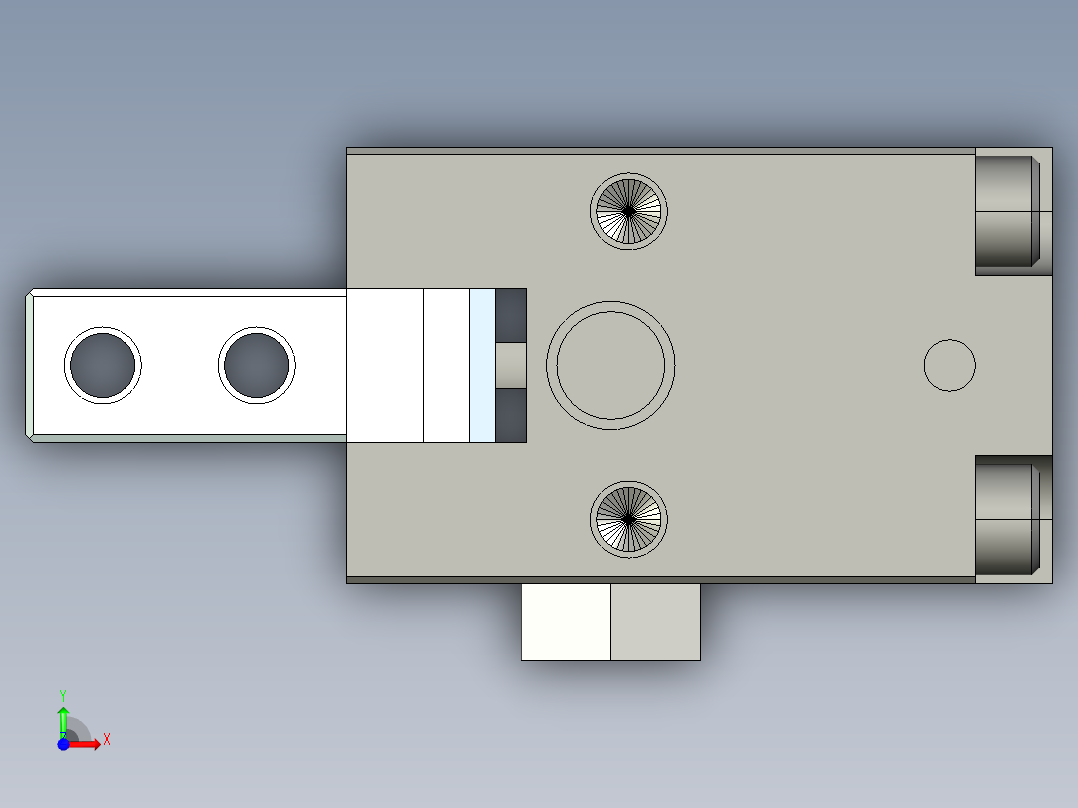 普通气爪PH09-12前视图