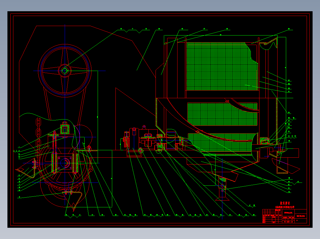 JX759-自动滚筒选沙机的结构设计（筛沙机）