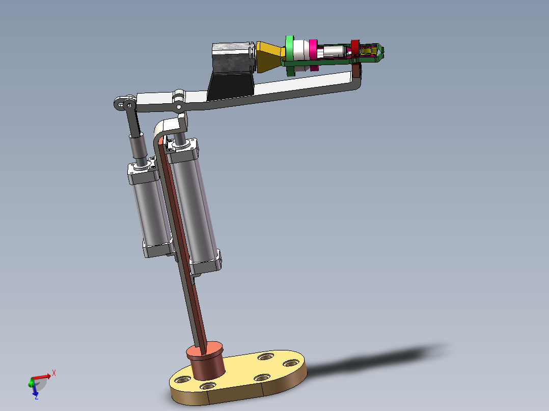 葡萄采摘机器人-<span style='color: red'>机械手</span>三维SW模型