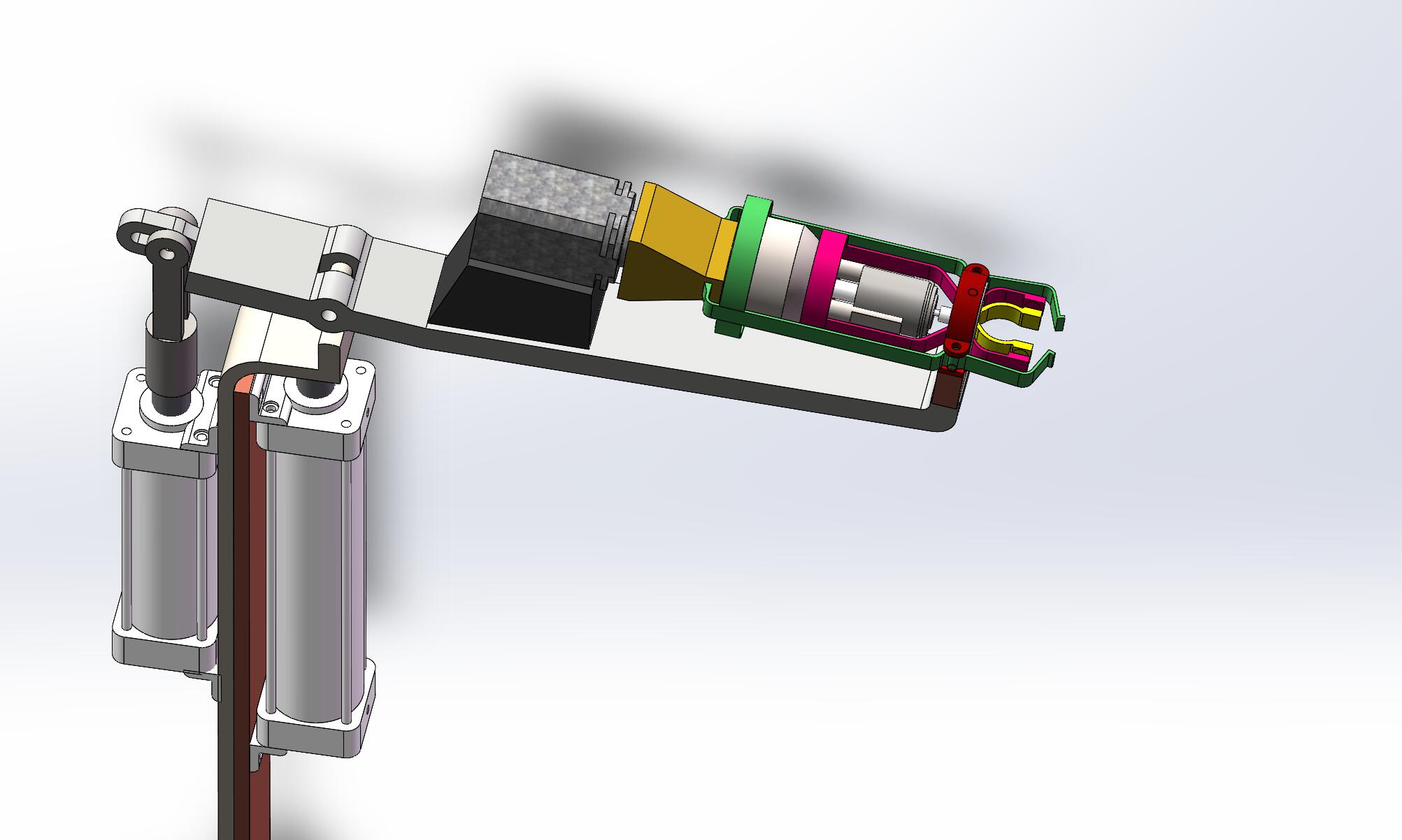 葡萄采摘机器人-机械手三维SW模型