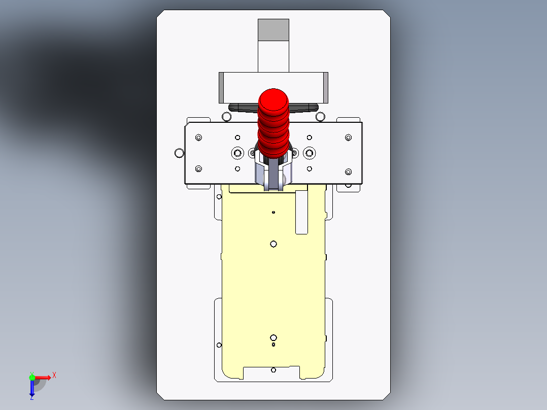 贴胶Tap A 治具(正面)俯视图