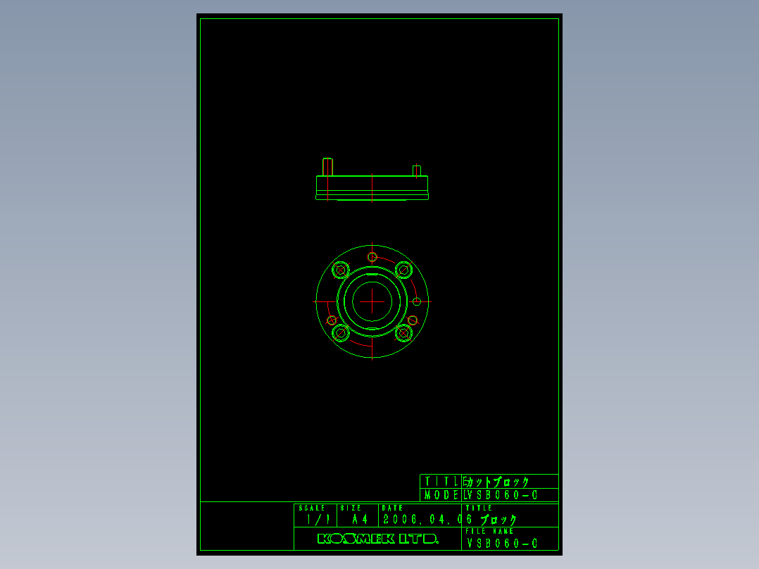 KOSMEKVSB060-C多系列多零件图纸模型多系列多零件图纸模型