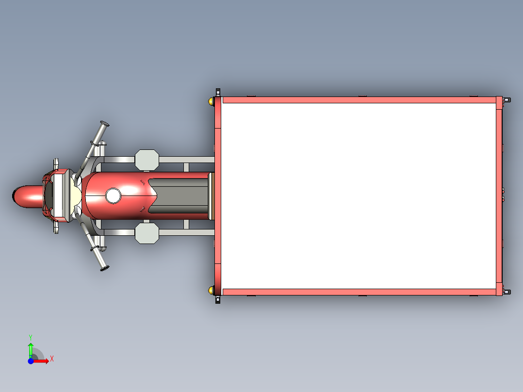 三轮车RAM货物--x_t前视图