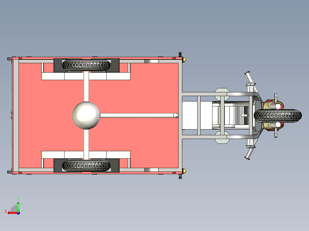三轮车RAM货物--x_t后视图