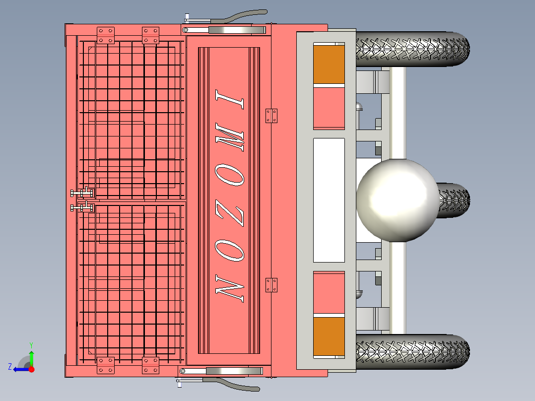 三轮车RAM货物--x_t右视图