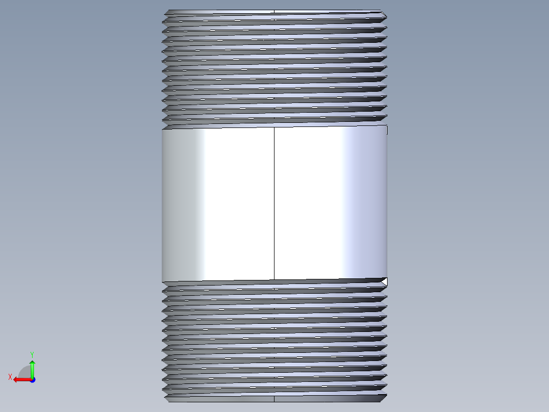 CPVC管件33-Sch80_Nipple_MPTxMPT_9861-296_2.5in x 5in后视图