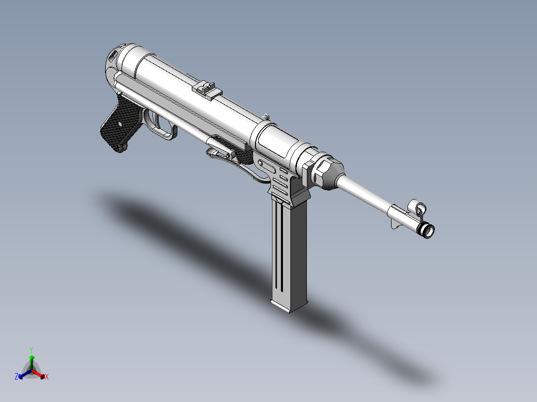 枪10正等轴测图